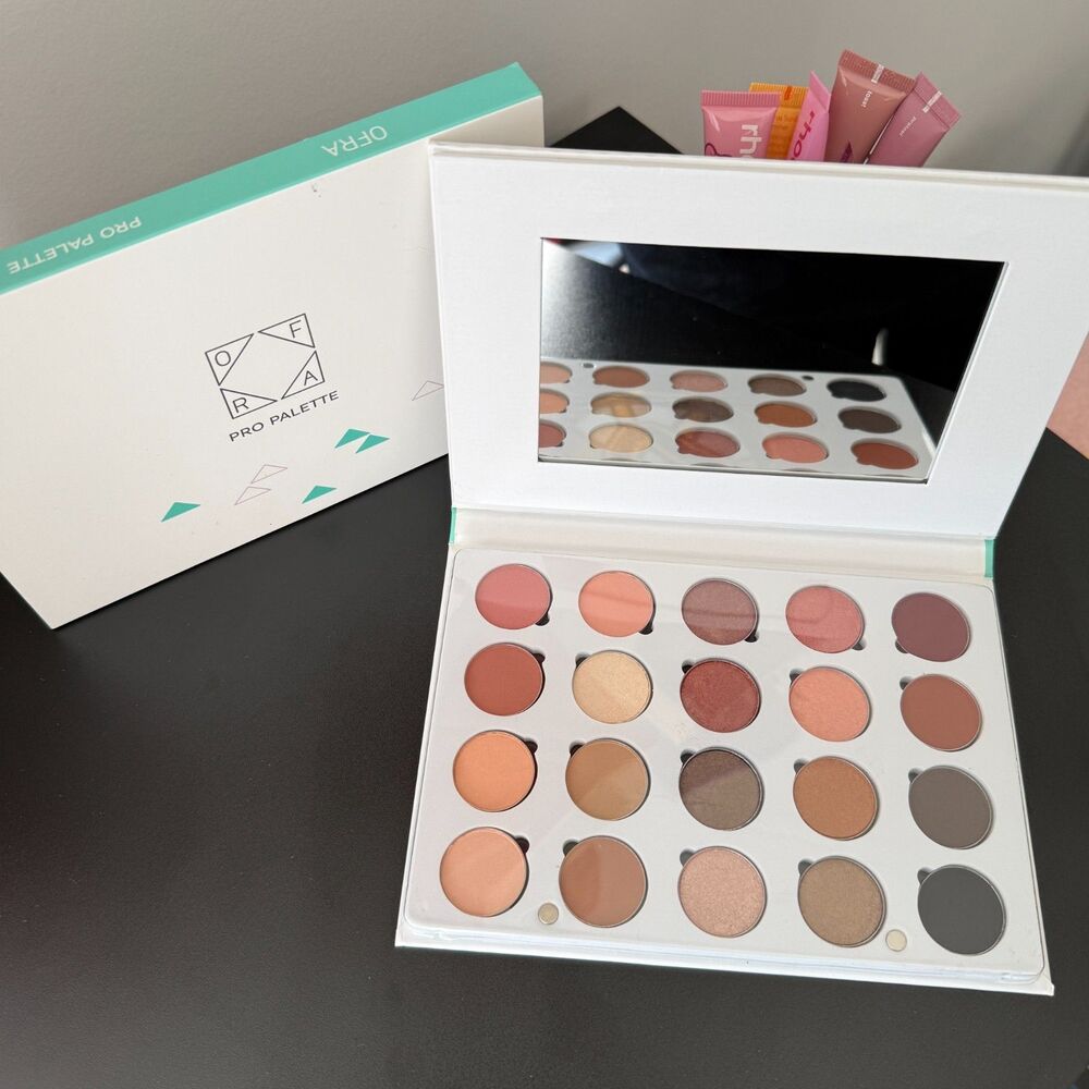 Ofra Summer Edit Pro Eyeshadow Palette 20 Pan Warm Neutrals Shimmer Matte Shades